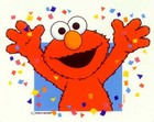 Elmo says, Happy Birthday!