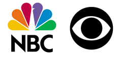 NBC and CBS Logos