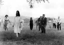 Zombies in a field.